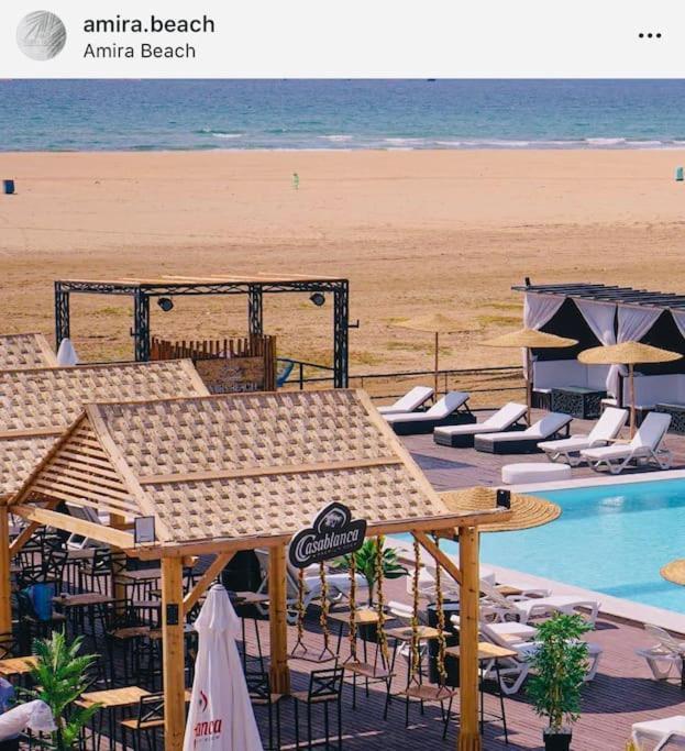 Apartamento Vacacional Achakar Playa&Piscina! Tanger Eksteriør bilde